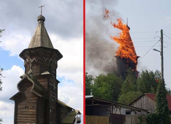 Подозреваемого в поджоге церкви XVIII века юношу направили на лечение фото ЗакС политика Подозреваемого в поджоге церкви XVIII века юношу направили на лечение