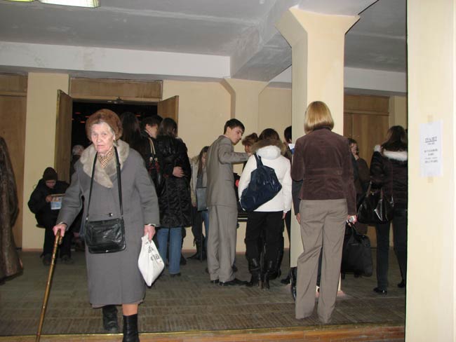 Школьники на слушаниях по Охта-центру