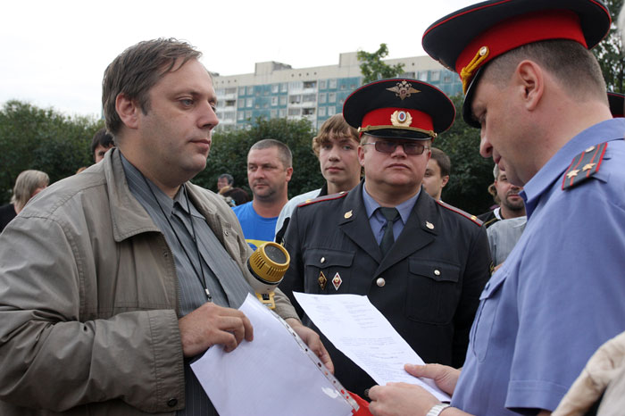 Митинг в Приморском районе