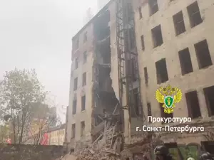 Пиотровский о частичном обрушении дома Лялевича: "Слава богу, нет жертв"