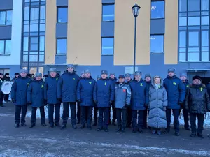 Потапенко и Плугин открыли улицу имени комиссара Евгения Грушко