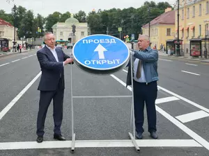 Беглов открыл движение по Старо-Невскому проспекту после ремонта