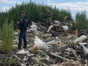 На землях птицефабрики "Ударник" обнаружили незаконную свалку