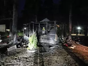 Пожар в Пудомягах: спасатели эвакуировали женщину и домашних животных