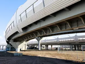 На развязке КАД с Таллинским шоссе перекроют шесть съездов